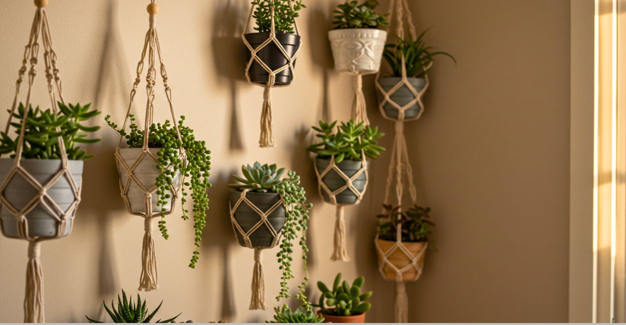 jardins verticais de suculentas