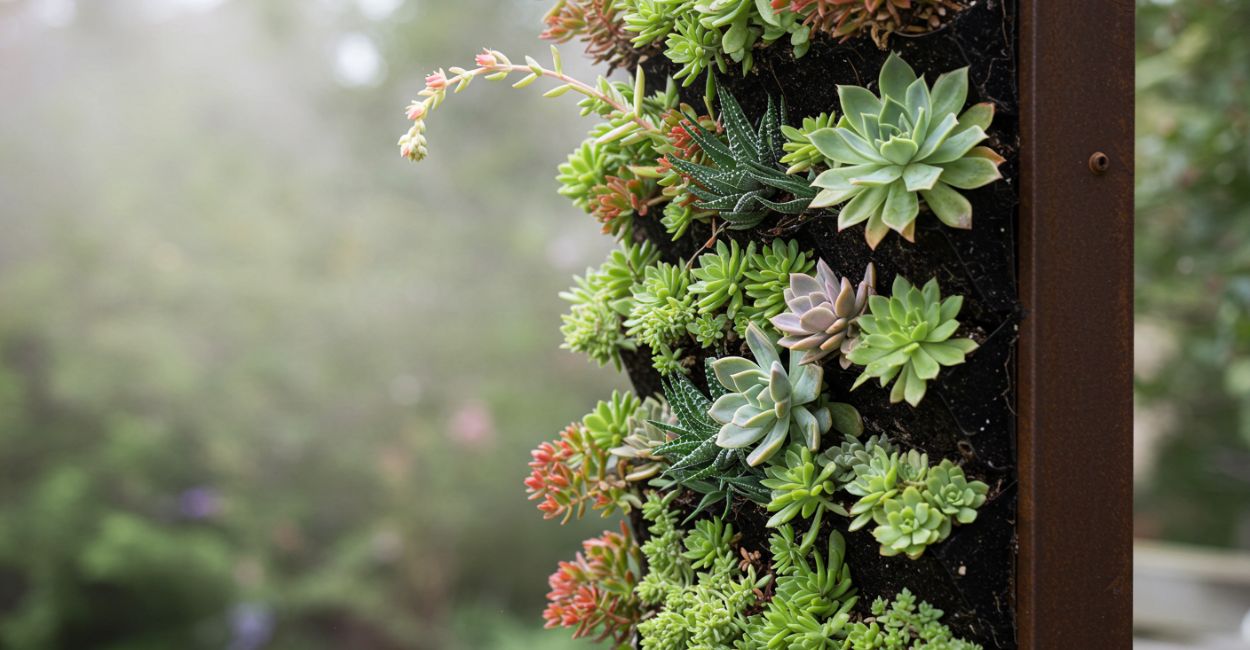 combinação de suculentas