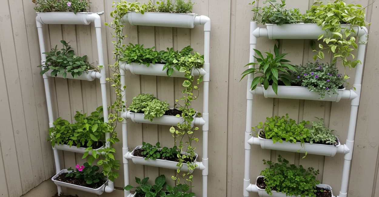 jardim vertical com pvc