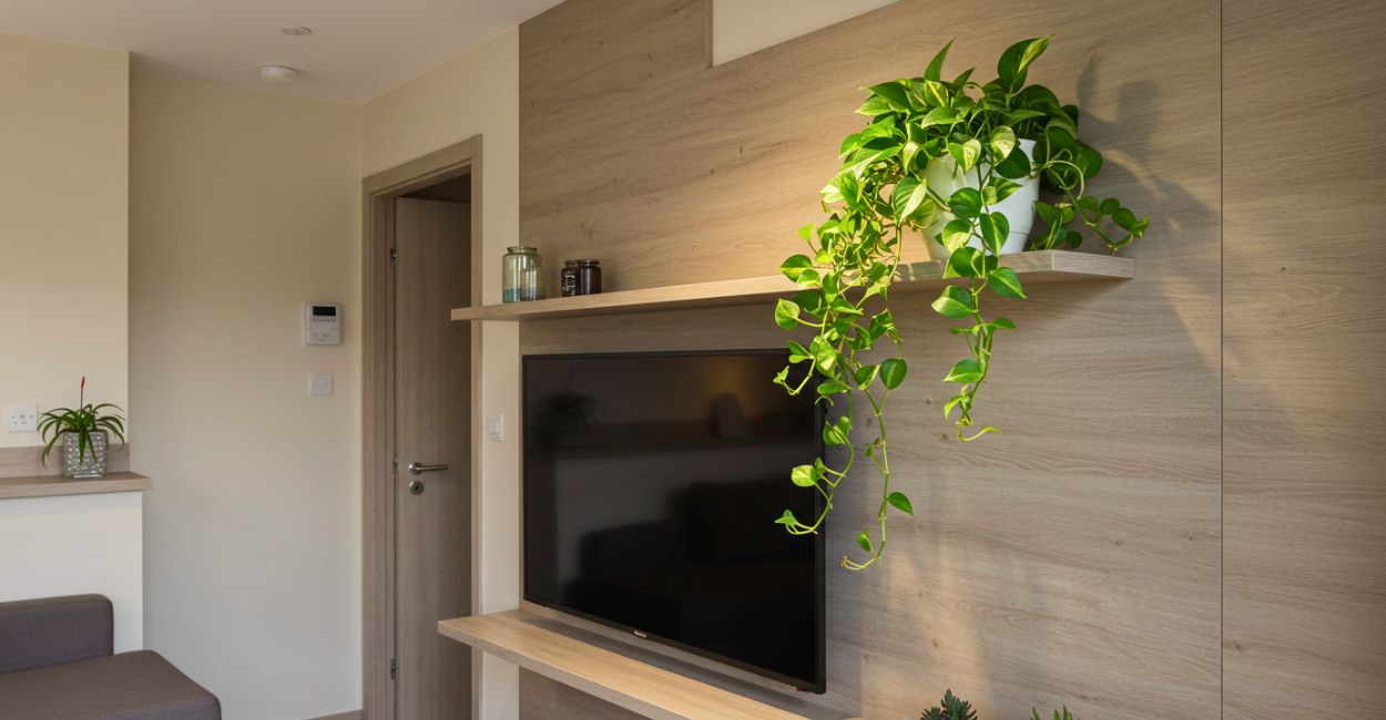 planta jiboia na decoração