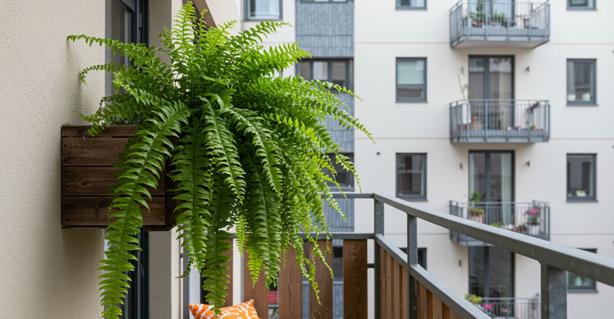 samambaia em apartamento