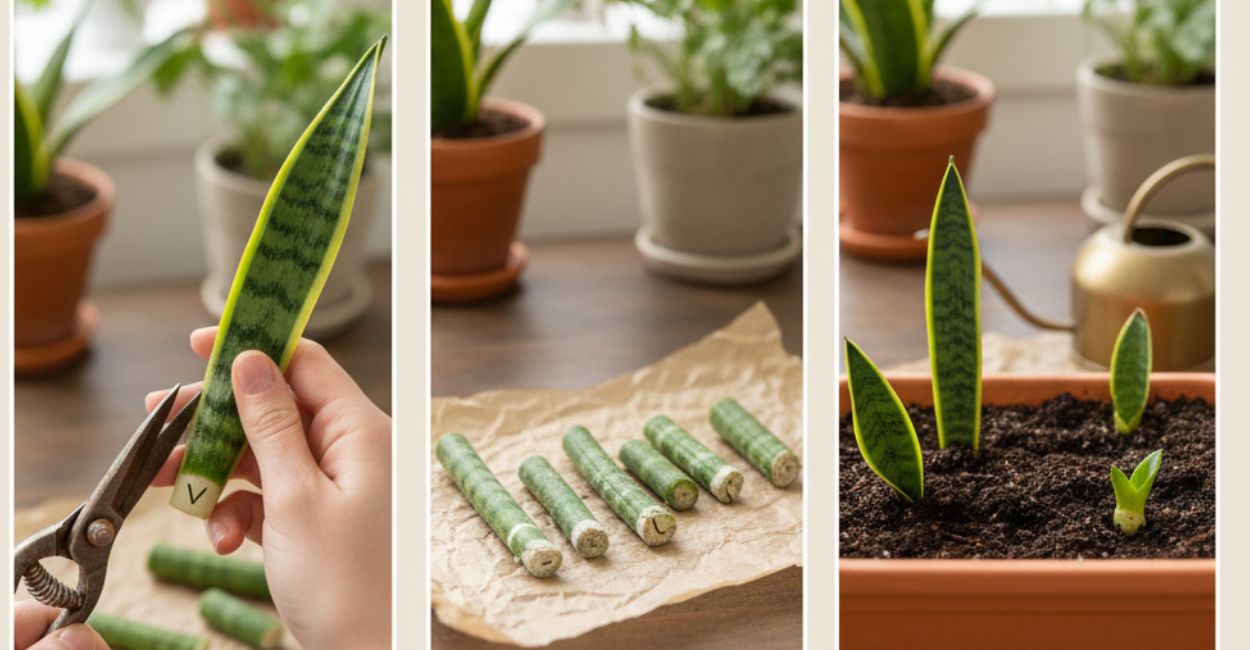 fazer mudas de plantas cortando a folha