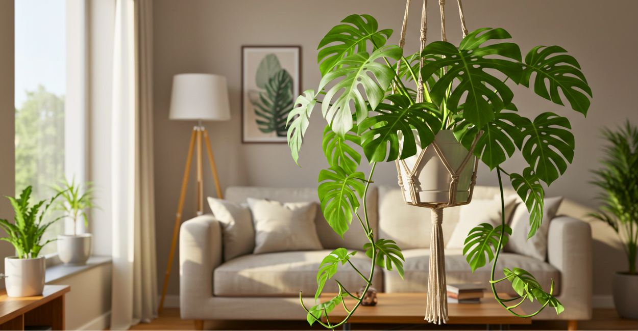 cuidados com a monstera pendente