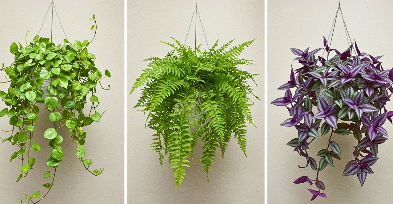 plantas pendentes