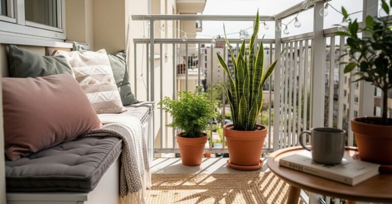 decoração de sacada de apartamento pequeno