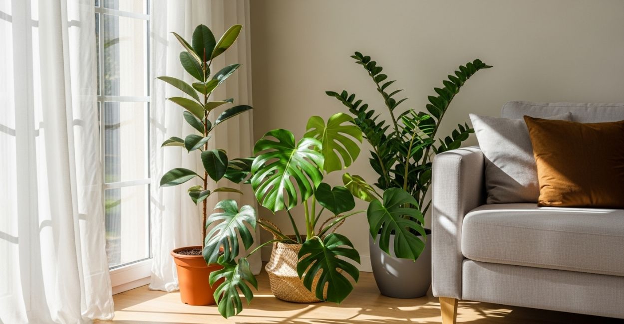plantas de folhas grandes