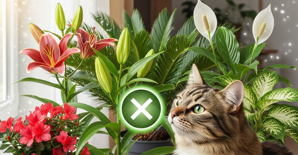 plantas tóxicas para gatos