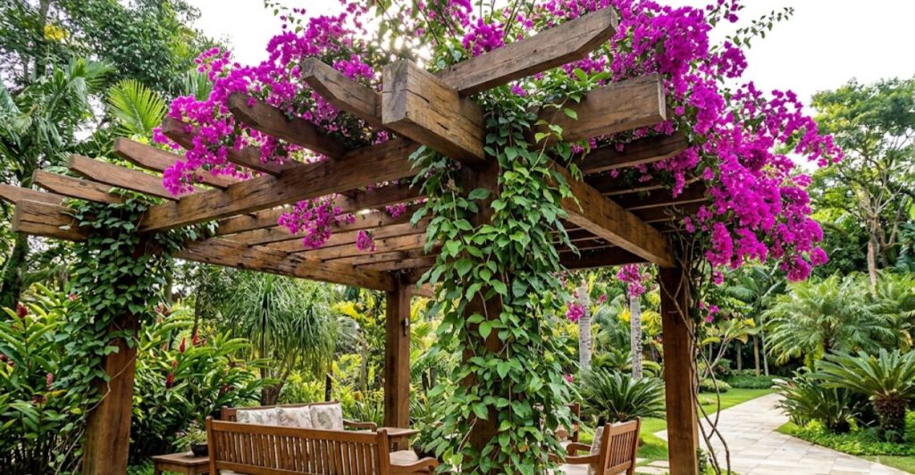 trepadeira para pergolado