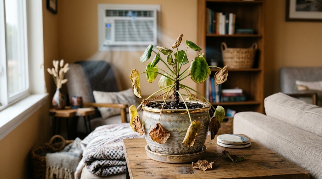 plantas sofrem com ar condicionado